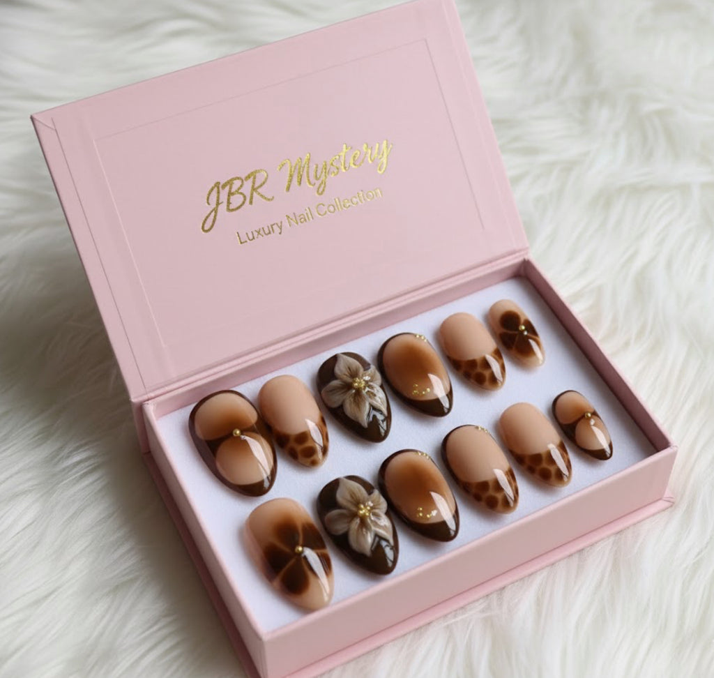 Short Almond Shaped 3D Marble